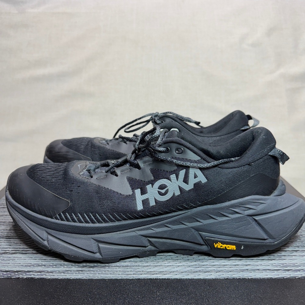 Hoka Skyline-Float X Shoes - Mens 12 - Black 1141610 BBLC Running Trail Vibram